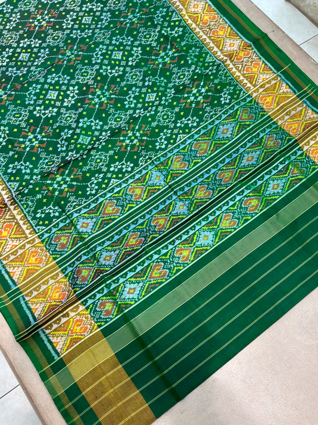 Pure Rajkoti Patan Patola Silk Saree