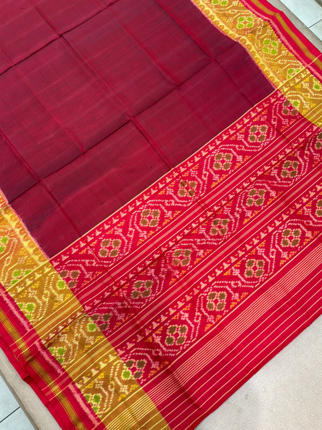 Pure Rajkoti Patan Patola Silk Saree