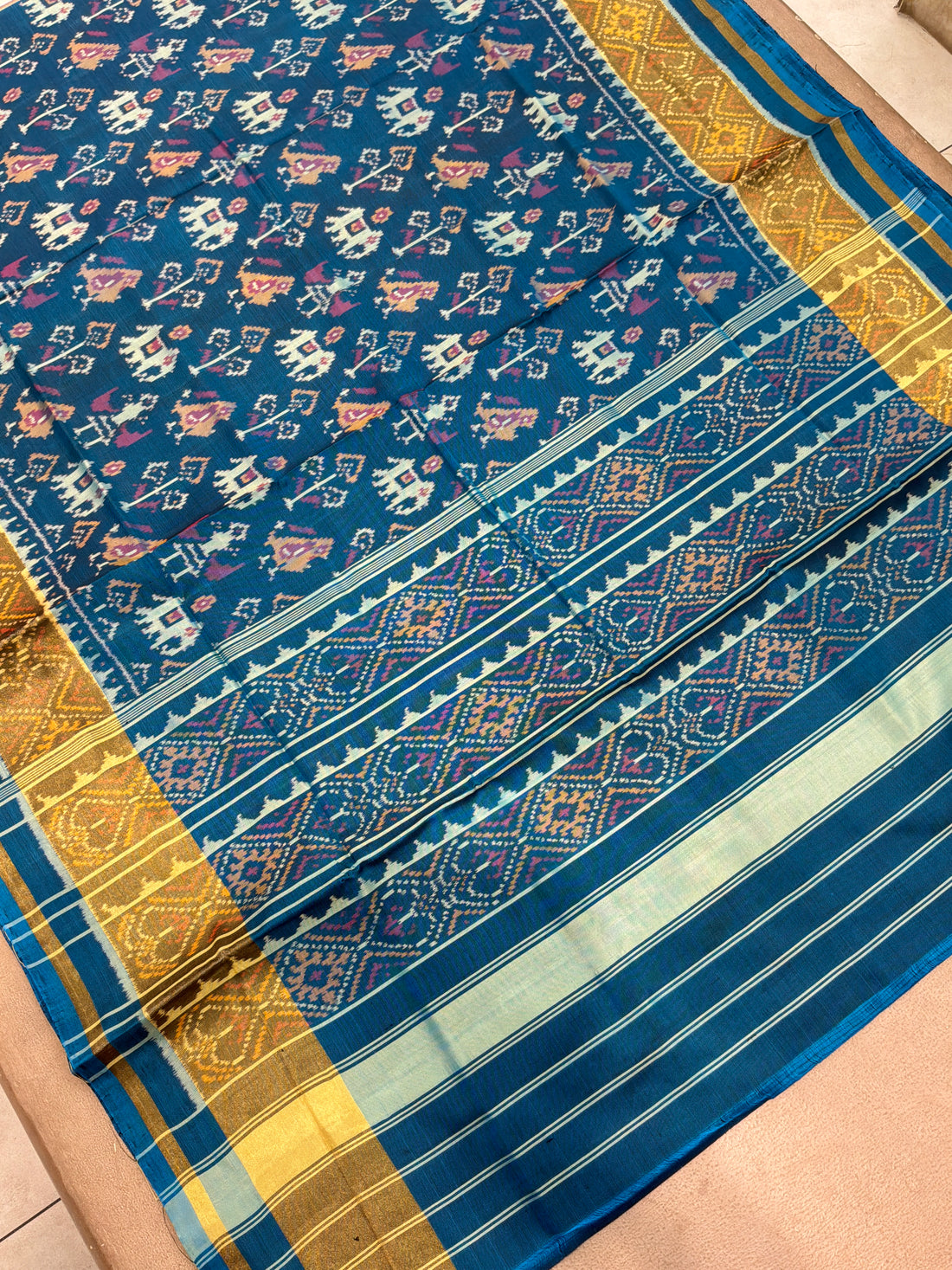 Pure Rajkoti Patan Patola Silk Saree