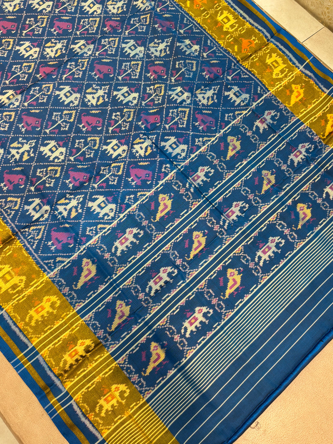 Pure Rajkoti Patan Patola Silk Saree