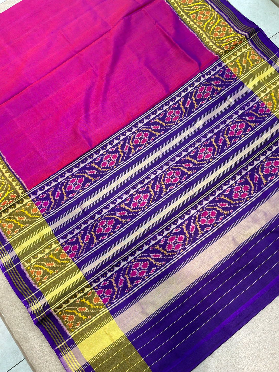 Pure Rajkoti Patan Patola Silk Saree