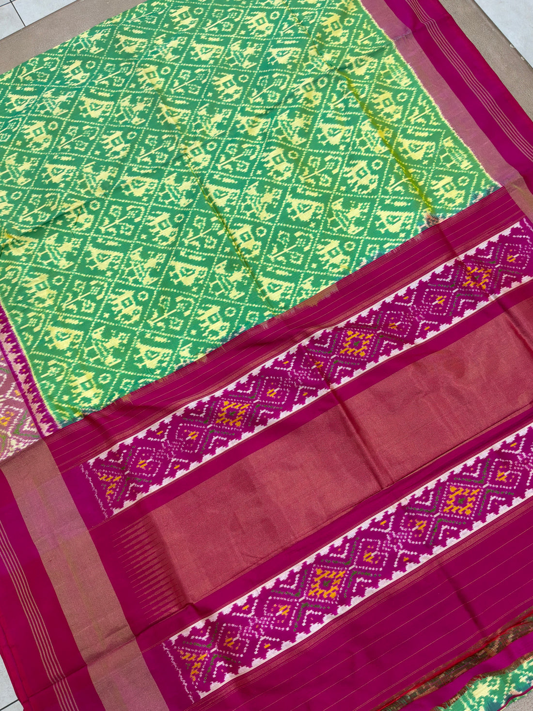 Pure Hyderabadi Patan Patola Silk Saree