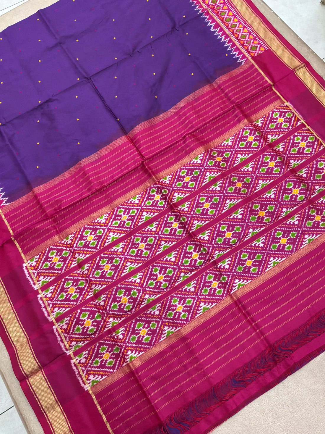 Pure Hyderabadi Patan Patola Silk Saree