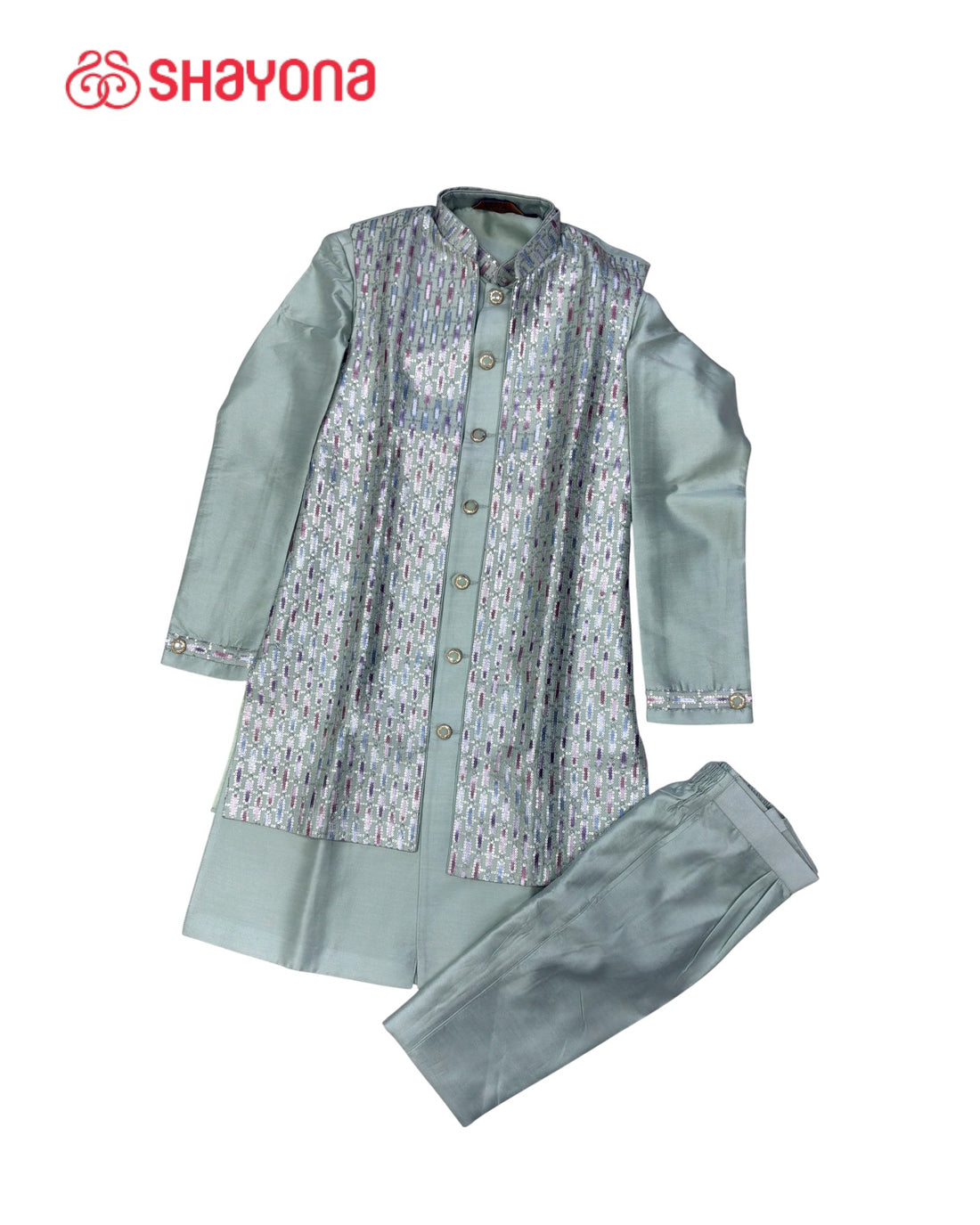 Premium Men’s Long Koti–Kurta Set