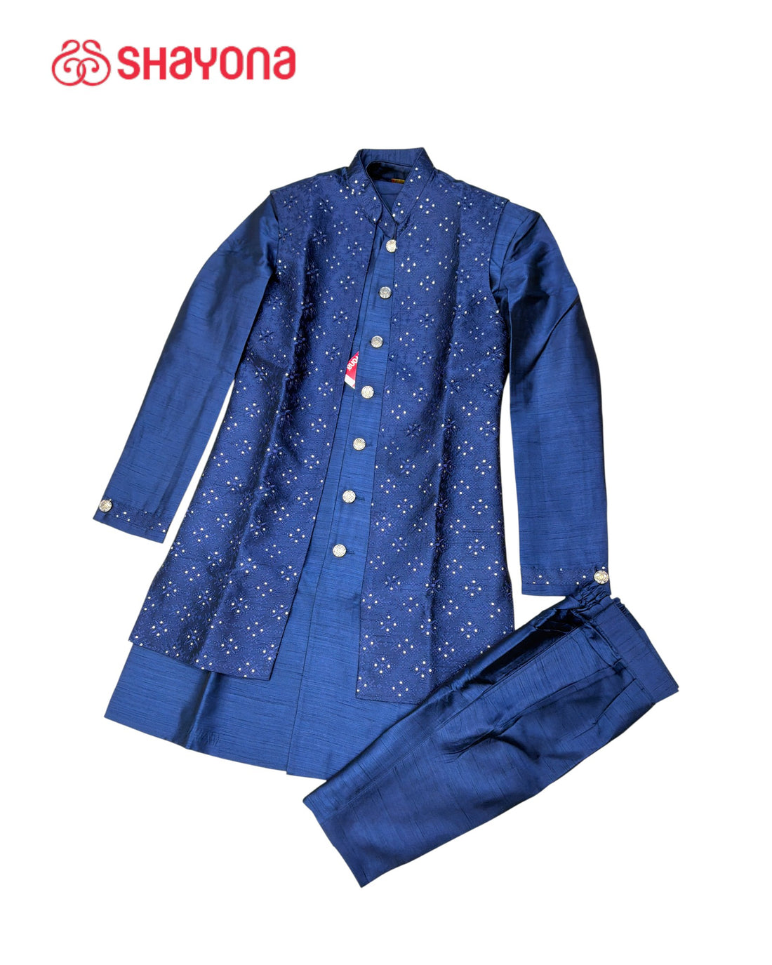 Men’s Long Koti–Kurta Set