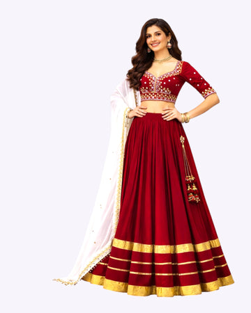 MAROON CHANIYA CHOLI