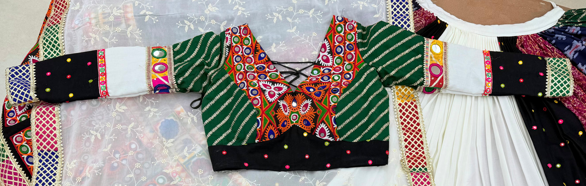 MULTICOLOR CHANIYA CHOLI