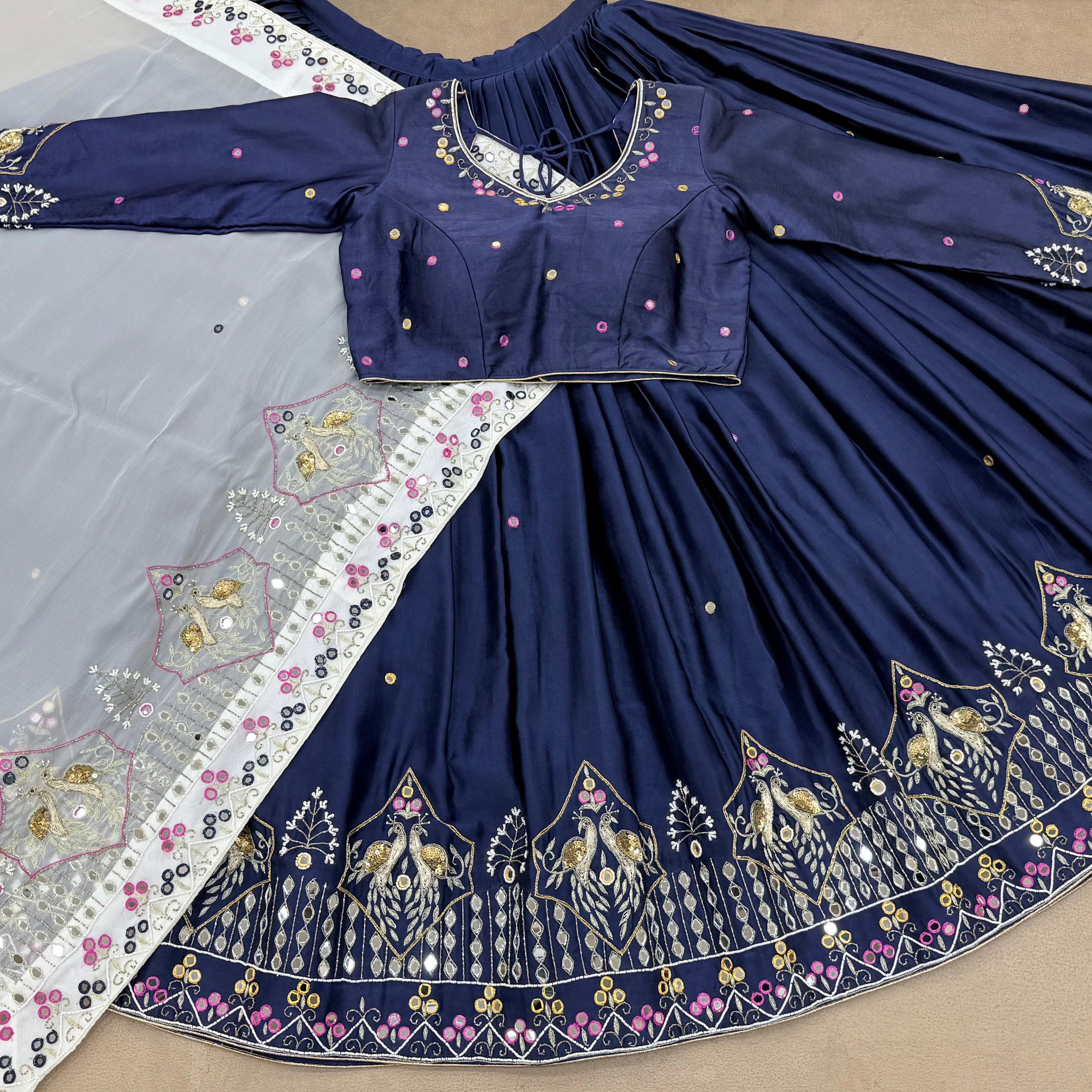 NAVY BLUE CHANIYA CHOLI