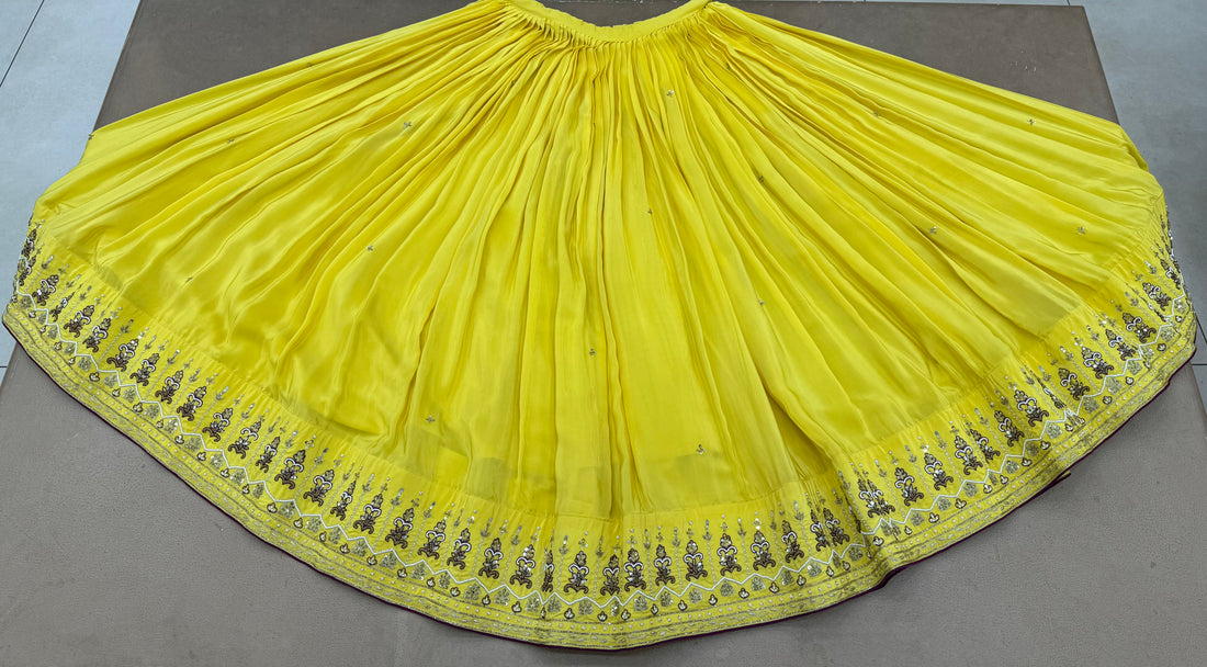 YELLOW CHANIYA CHOLI