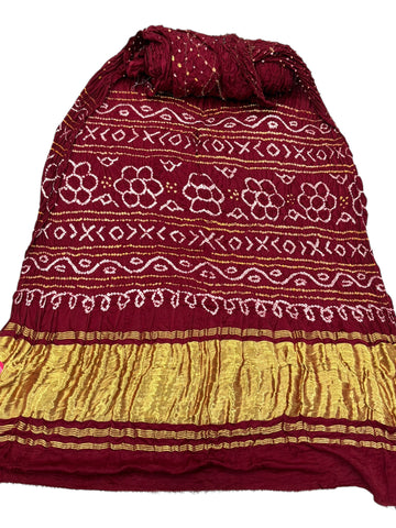 Bandhej Gaji Dana Saree