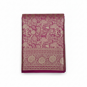 Dharmavaram Tissue Jaal Saree