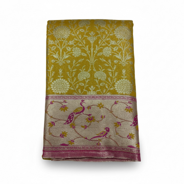 Dharmavaram Tissue Jaal Saree