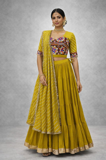 GOLD CHANIYA CHOLI