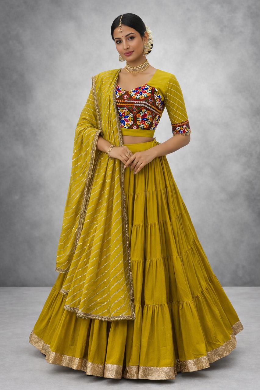 GOLD CHANIYA CHOLI