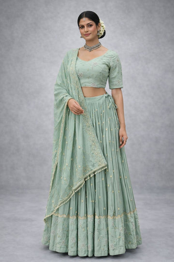 AQUA CHANIYA CHOLI
