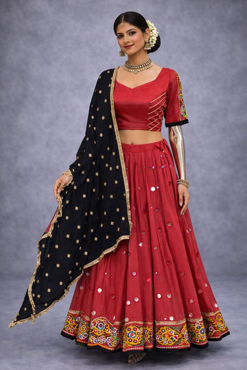 MAROON CHANIYA CHOLI
