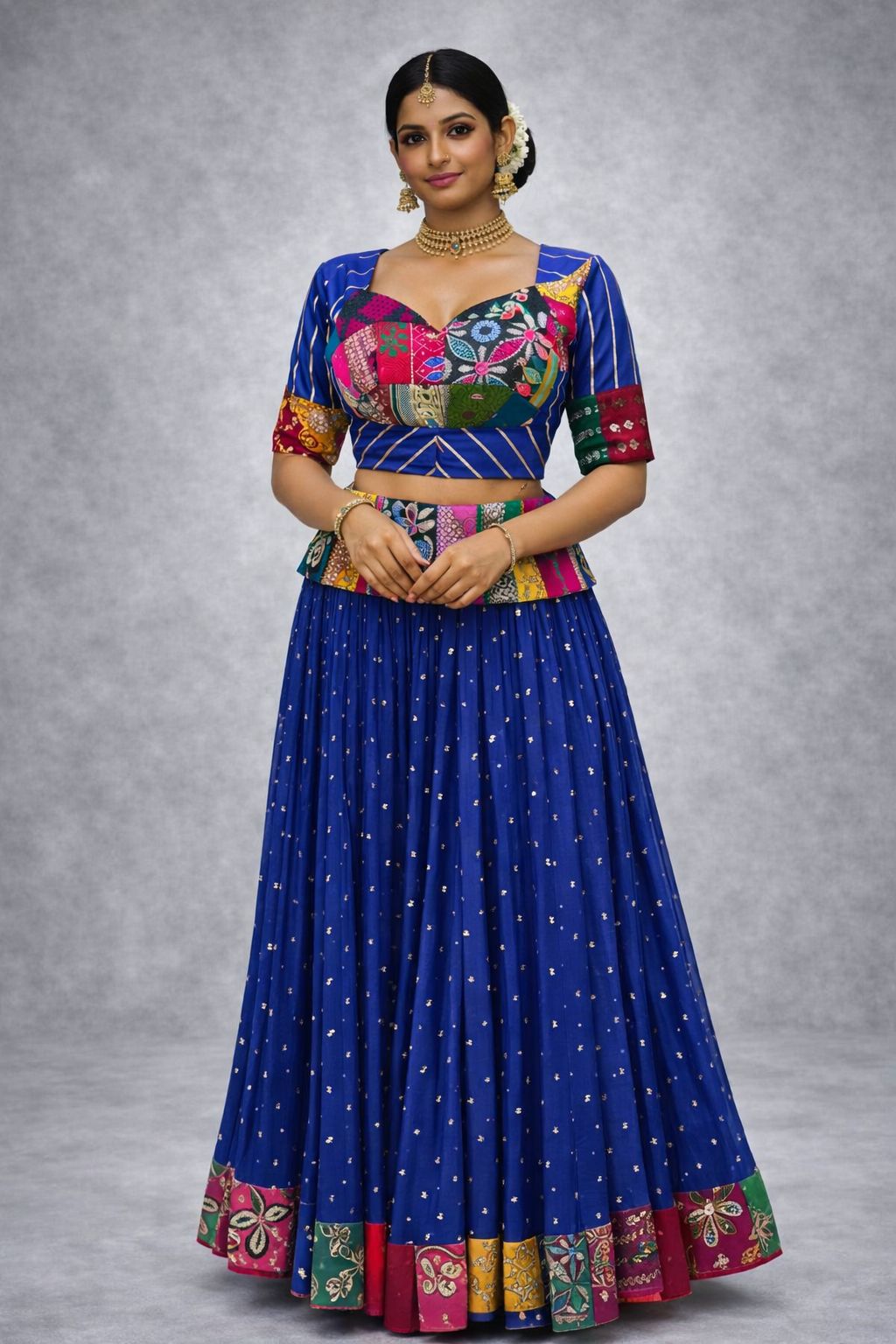 NAVY BLUE CHANIYA CHOLI