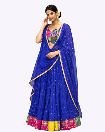 NAVY BLUE CHANIYA CHOLI