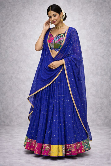 NAVY BLUE CHANIYA CHOLI
