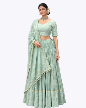 AQUA CHANIYA CHOLI