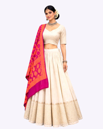 CREAM CHANIYA CHOLI
