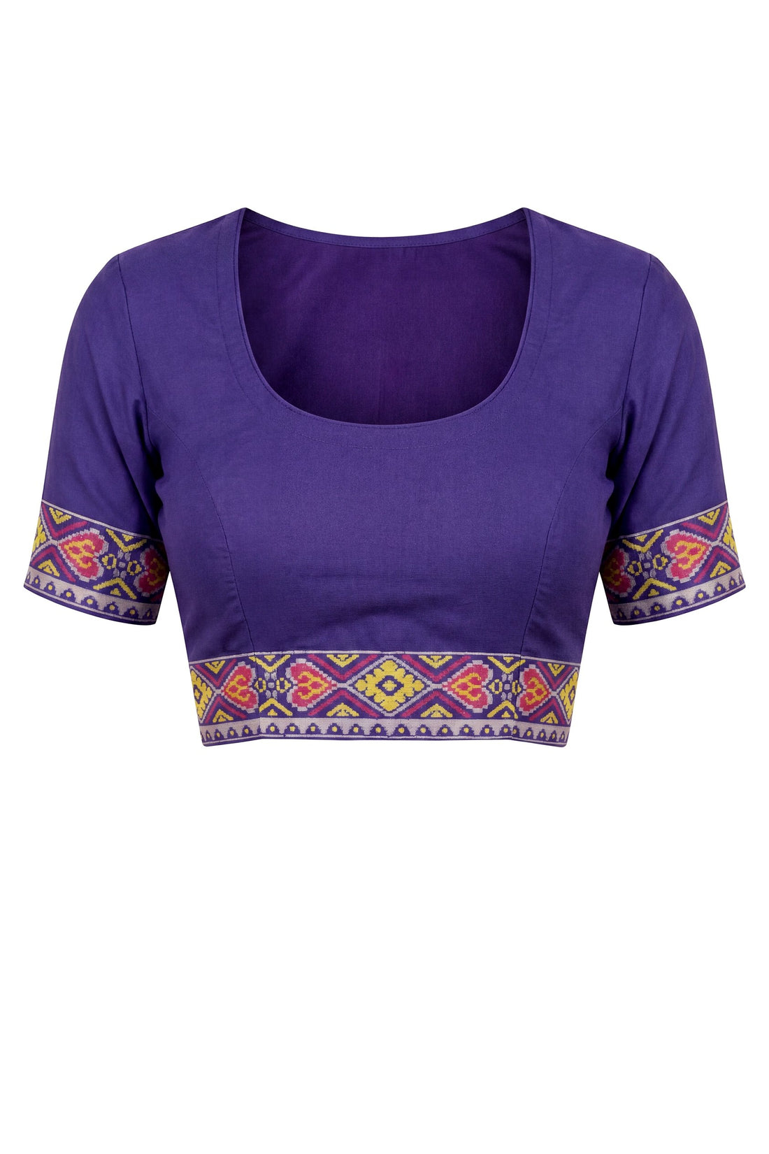 Royal Purple Patola Art Silk Saree With Heritage All Over Jaal And Mustard Yellow Woven Border